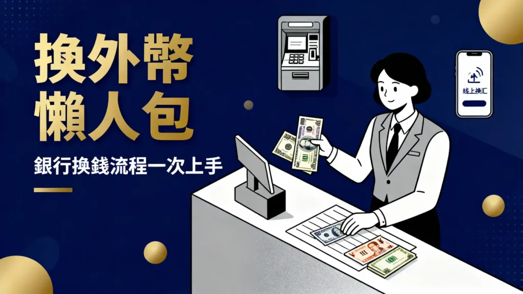 換外幣懶人包:銀行換錢要帶什麼?4大換匯方式與台銀流程教學 換外幣懶人包:銀行換錢要帶什麼?4大換匯方式與台銀流程教學