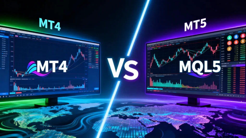 MT4 vs MT5 終極比較 (2025):新手與老手該如何選擇? MT4 vs MT5 終極比較 (2025):新手與老手該如何選擇?