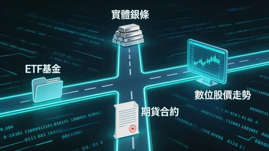 白銀投資管道大PK!ETF、期貨、現貨、股票哪個最適合你? 白銀投資管道大PK!ETF、期貨、現貨、股票哪個最適合你?