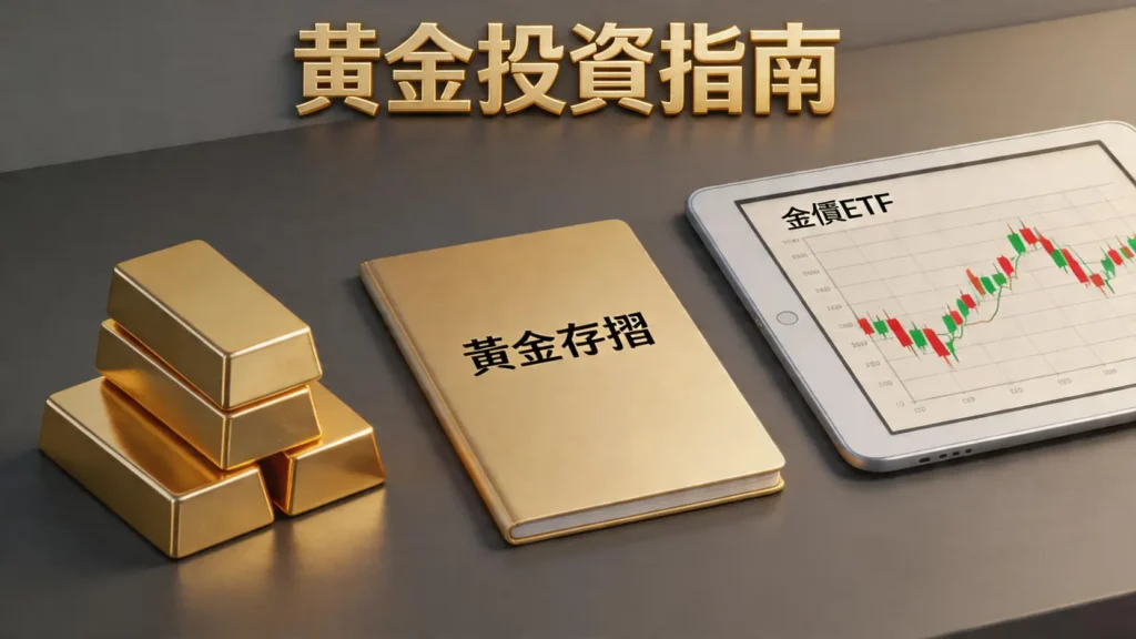 黃金投資新手指南:一篇搞懂實體黃金、存摺與ETF優缺點 黃金投資新手指南:一篇搞懂實體黃金、存摺與ETF優缺點