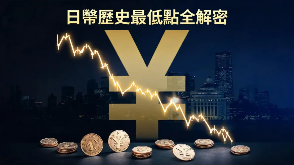 日幣歷史匯率全解析:從歷史最低點看懂日本幣值演變與歷年走勢 日幣歷史最低點全解密:從廣場協議到負利率,一篇看懂日本幣值演變