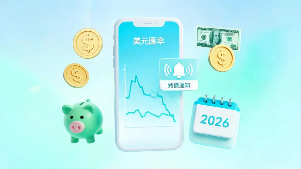 台北富邦換匯必看!2026富邦美金匯率完整教學與換匯技巧 富邦換匯教學2026:秒懂美金匯率、線上換匯優惠與到價通知設定