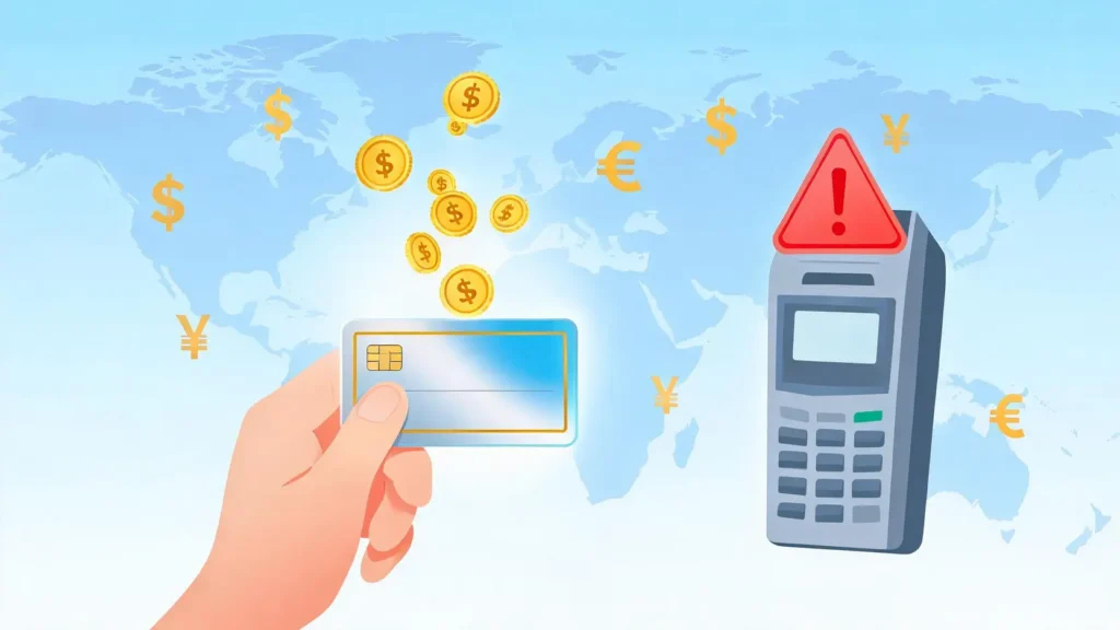 海外刷卡手續費怎麼算?一篇搞懂Visa/MasterCard匯率查詢與省錢秘訣 海外刷卡手續費全攻略:拒絕DCC陷阱,一篇搞懂匯率與高回饋卡